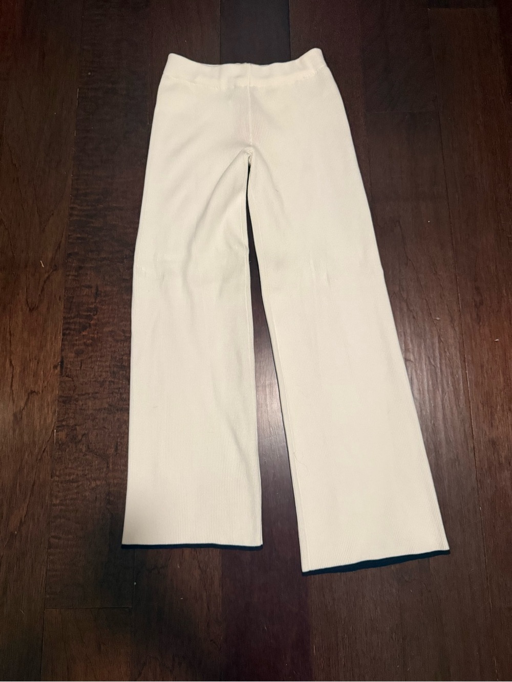 Edikted cream ribbed pants